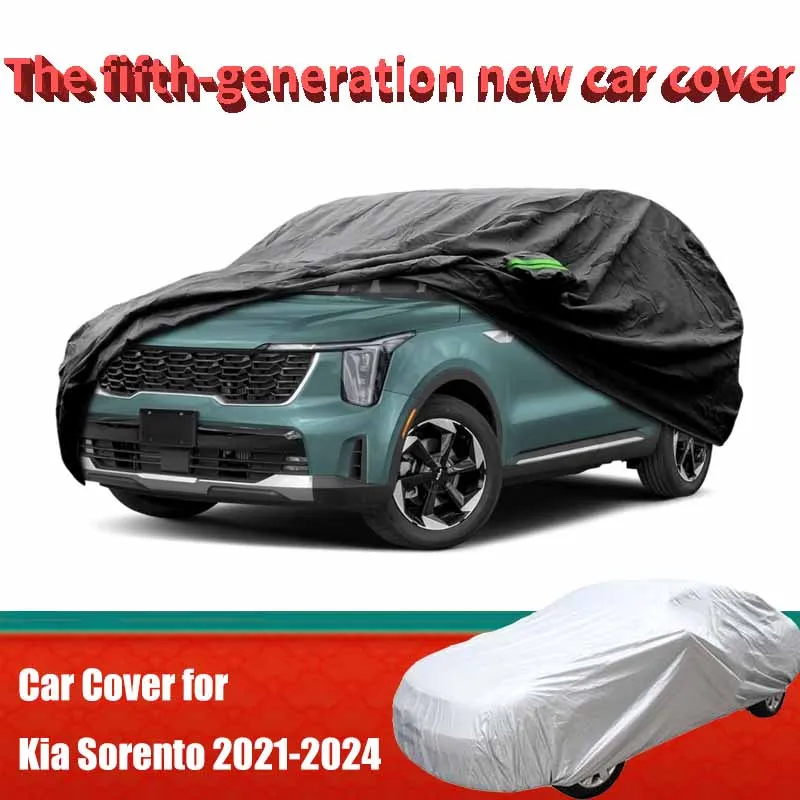 

Car Covers Custom Fit for Kia Sorento 2021-2024 Waterproof All Weather for Automobiles Rain Snow Sun Protector Indoor Outdoor