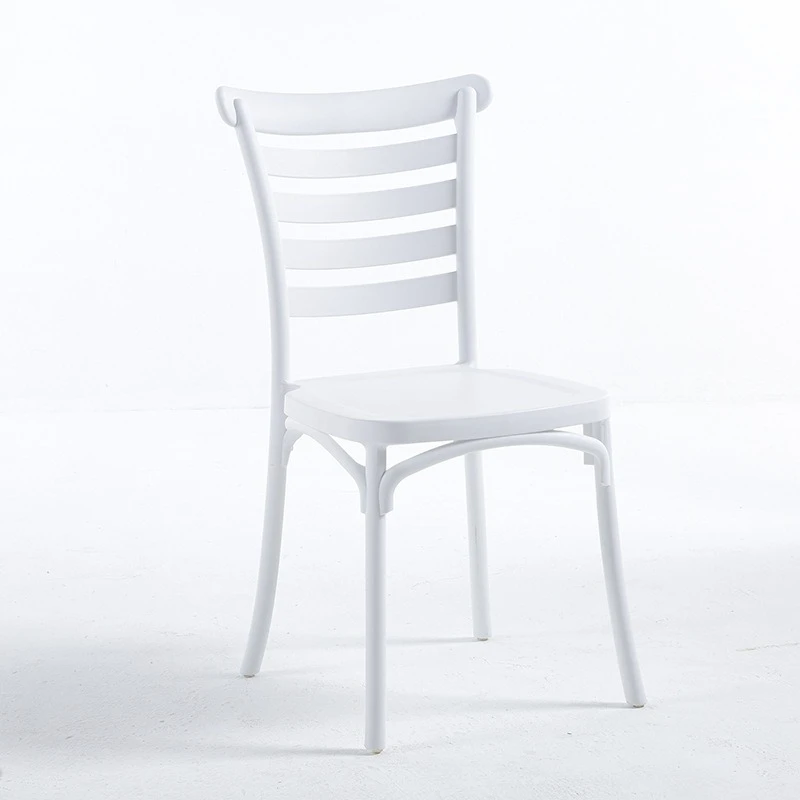 

American country style retro cafe dining chair home stacked backrest leisure chair