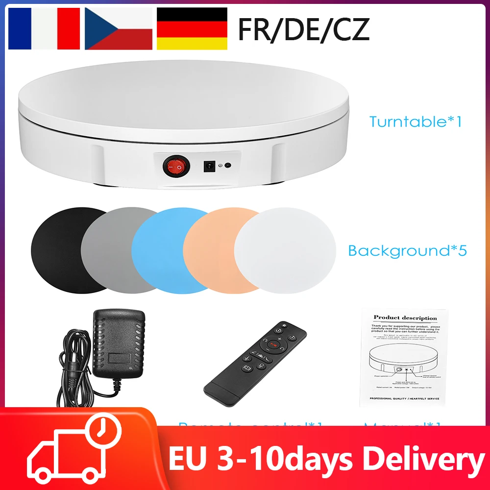 Suporte Elétrico Giratório para Exposição Dispositivo Mirror de 110 Graus para Joias Fotografia Vídeos Bateria 220360 v