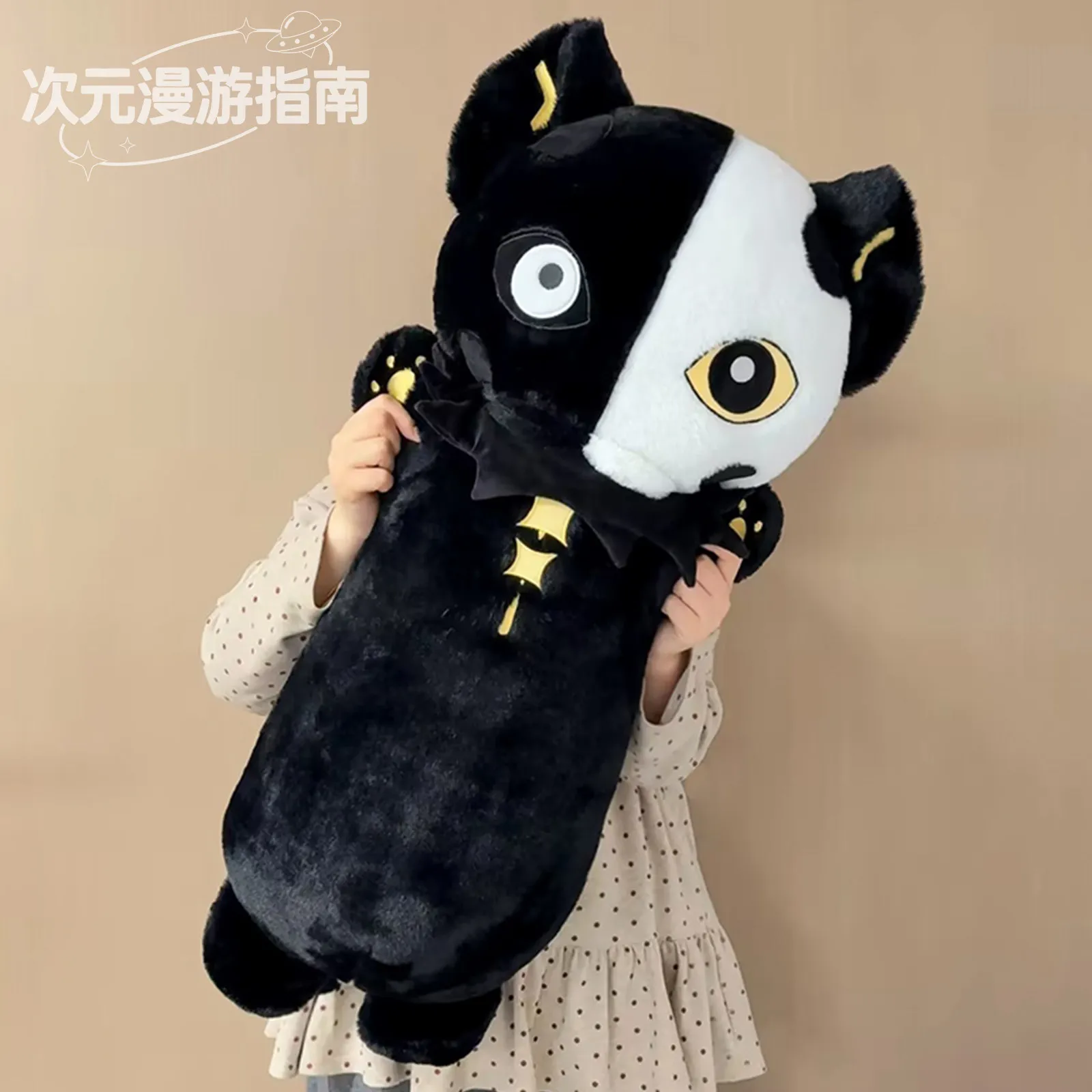 80cm In Stock Original Arknights Wang VER. Dragon Bubble Stuffed Plushies Doll Pillow Cat Pencil Case Cloak Anime  Game Toy Gif view 4
