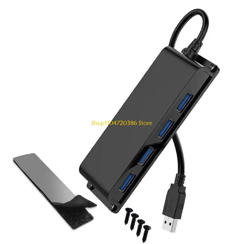 K0EA Modifiable 4 Port USB Divider 5Gbps Speed With Extended 3.3ft Connection