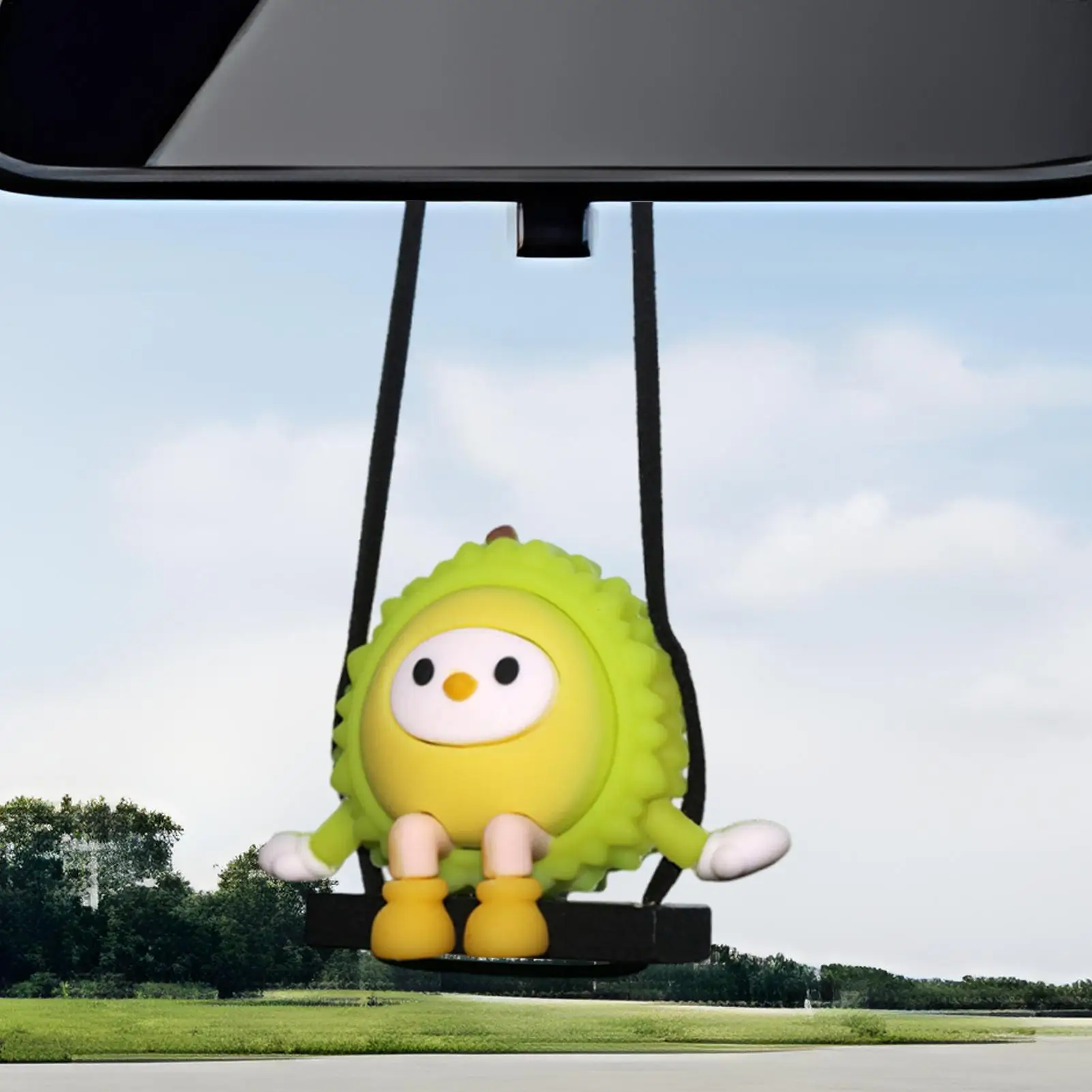 Rearview Mirror Decor Fruit Design Ornament Charm Swinging Car Pendant For Automobile Truck SUV Trailer Vehicle Home Dorm