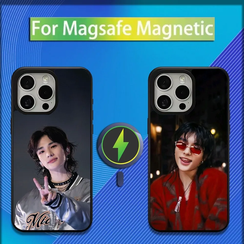 

Rapper Dancer H-HyunJin Phone Case For iPhone 16,15,14,13,12,11,Plus,Pro,Max,Mini Magsafe Magnetic Wireless Charging