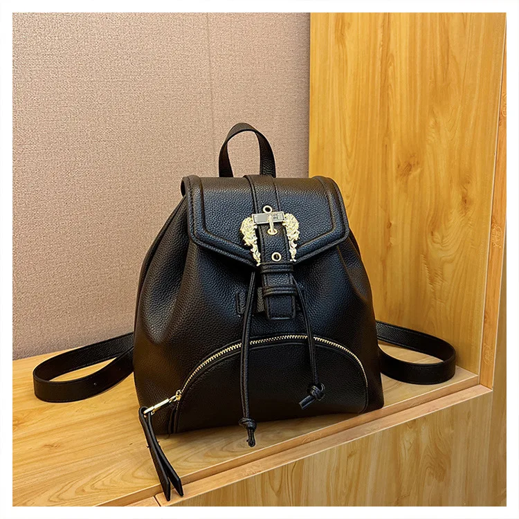 

2026 Модный женский рюкзак на шнурке | Минималистичный однотонный рюкзак | Универсальный рюкзак для путешествий и повседневного использования.