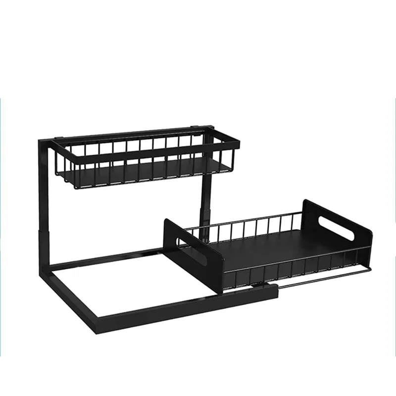 

2025 Trendunder Sinks Organizer, Pull Out Cabinet Organizer 2 Tier Slide Out Sink Shelf Cabinet Storage Shelves