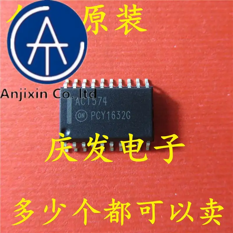 

10 шт. 100% оригинал, новинка, в наличии MC74ACT574DWR2, шелкографияACT574, широкий корпус SOP20