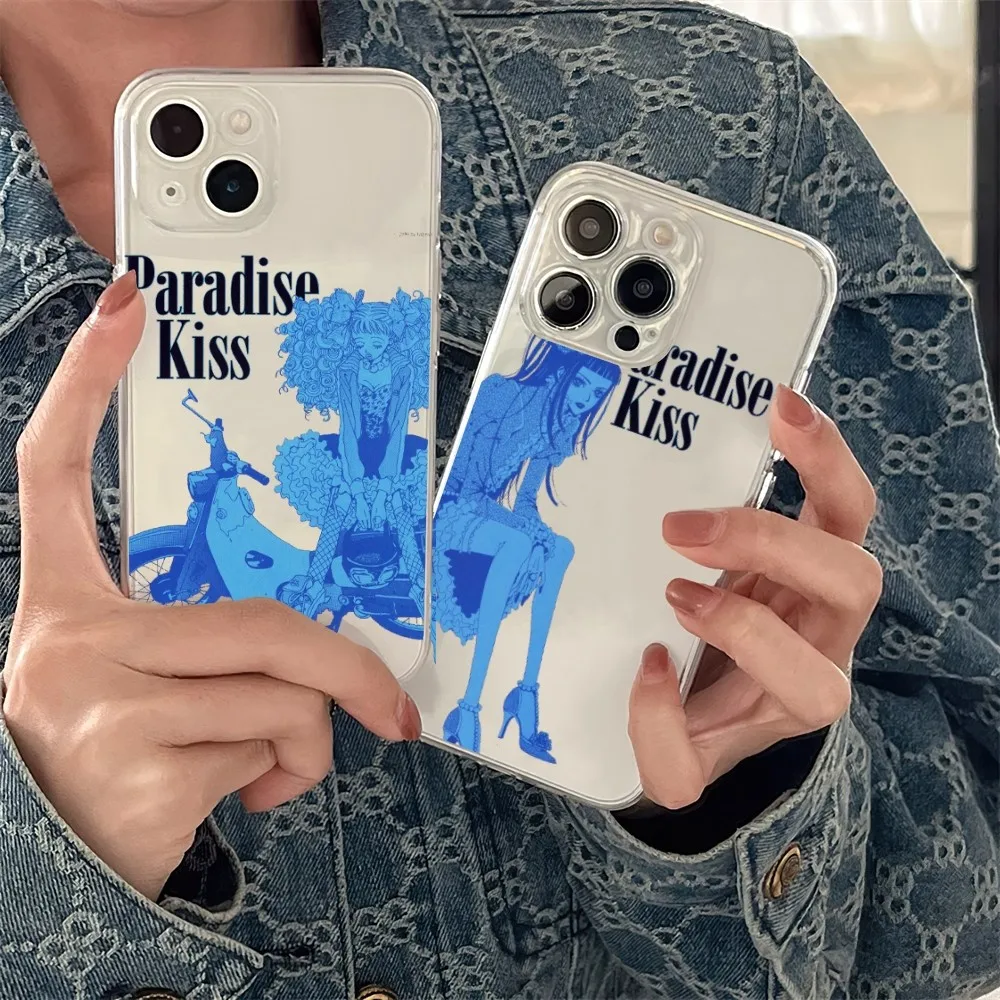 Paradise Kiss Manga  Phone Case For iPhone 11 12 Mini 13 14 15 Pro XS Max X 8 Plus SE XR Transparent Shell