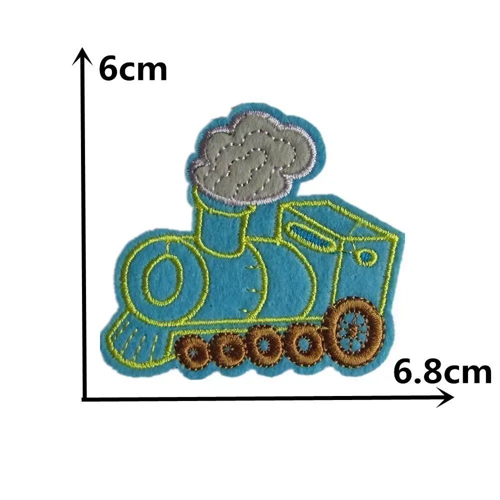 Cartoon vehicle ship anchor DIY embroidered cloth patch hot melt adhesive ironing decorative clothing accessories patch patch