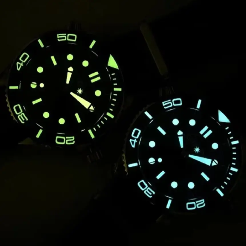 Octopus Kraken Retro 300m 007 Diver Sapphire Luminous Ceramic Bezel Stainless Steel Automatic Mechanical Waterproof Men\'s Watch