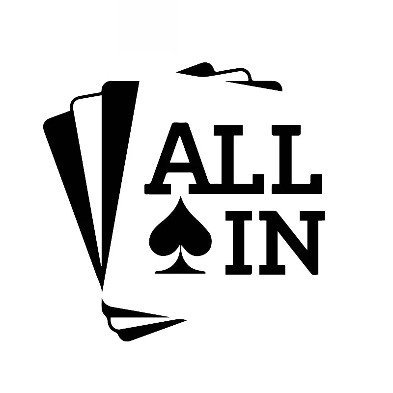 

Modern and Popular Poker Pattern Decals High Quality Car Decoration Personality Pvc Waterproof Decals Black/white, 16cm*16cm