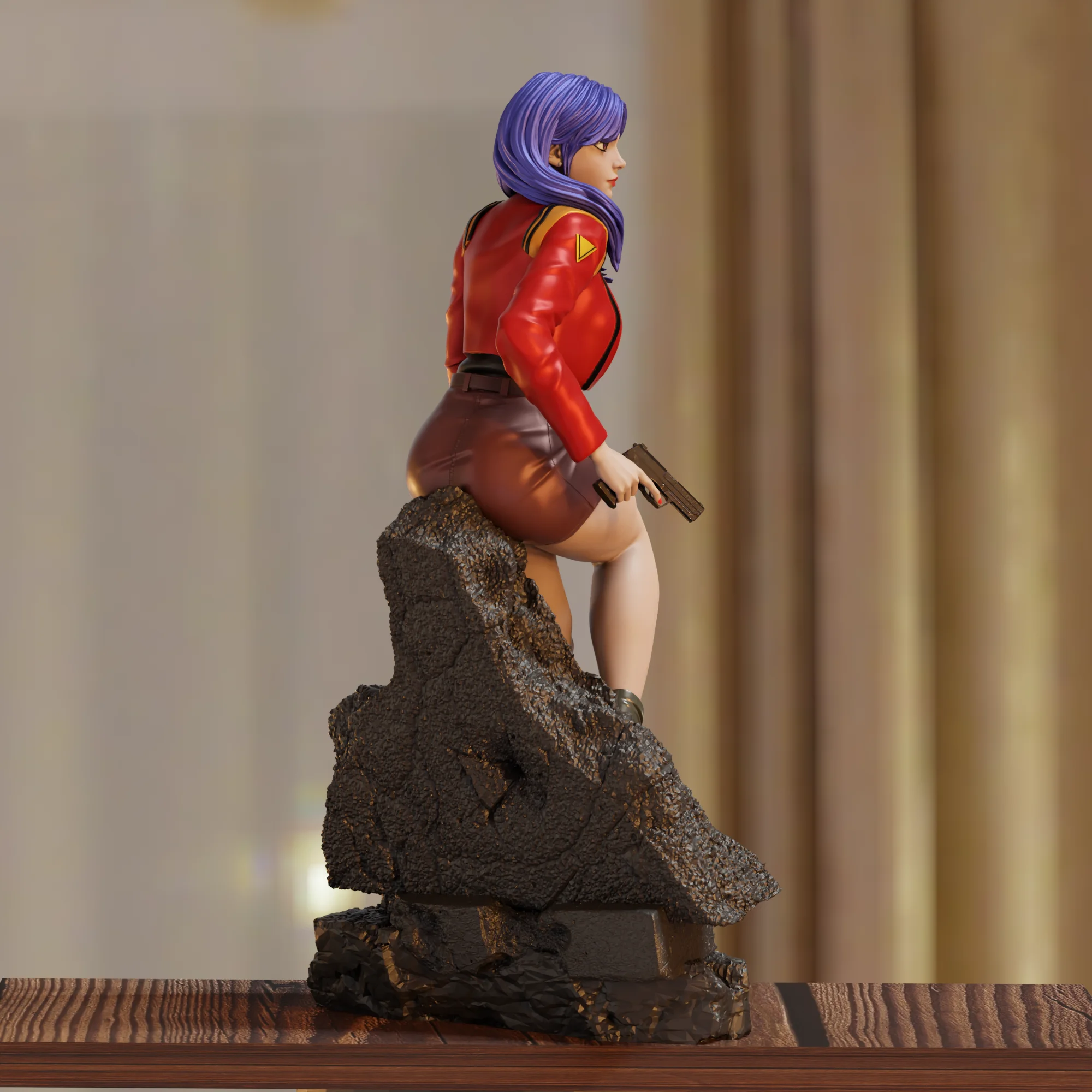 Kit de modelo de impresión 3d, muñeca NSFW de Bella dulce chica, Kit de modelo de figura de Anime, estatua de reducción en miniatura DIY, juguetes sin pintar, 1/24