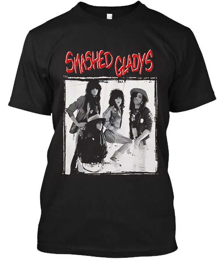 Venda limitada!! Vintage Smashed Gladys Logo T-Shirt, American Gam Music Group, S-5XL