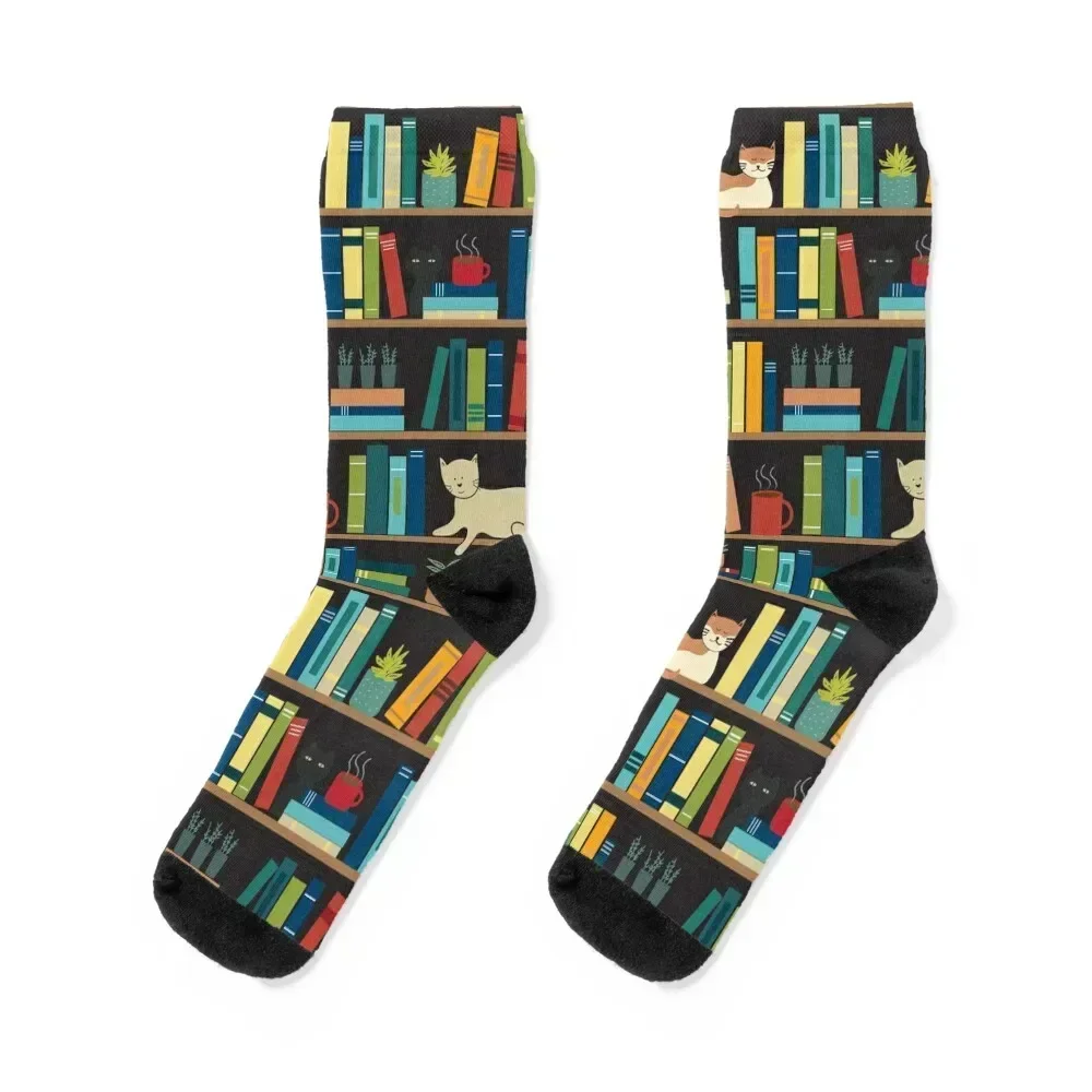 

Book Lover Author Librarian Socks floor cycling gym Novelties Luxury Woman Socks Men's