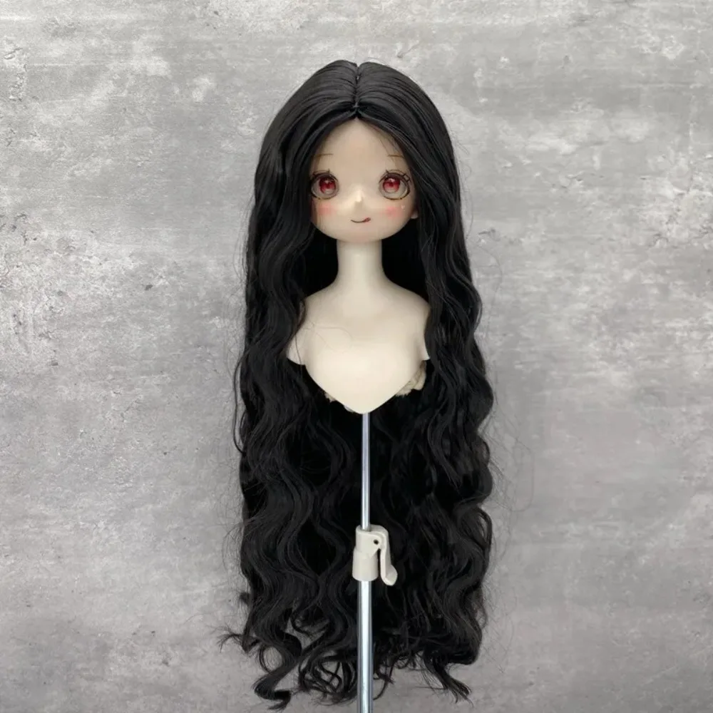 Girl Toy Doll DIY Makeup Accessories Headgear BJD Doll Center Parting Long Hair 1/3&1/4&1/6 Soft High Temperature Silk Wig Cover