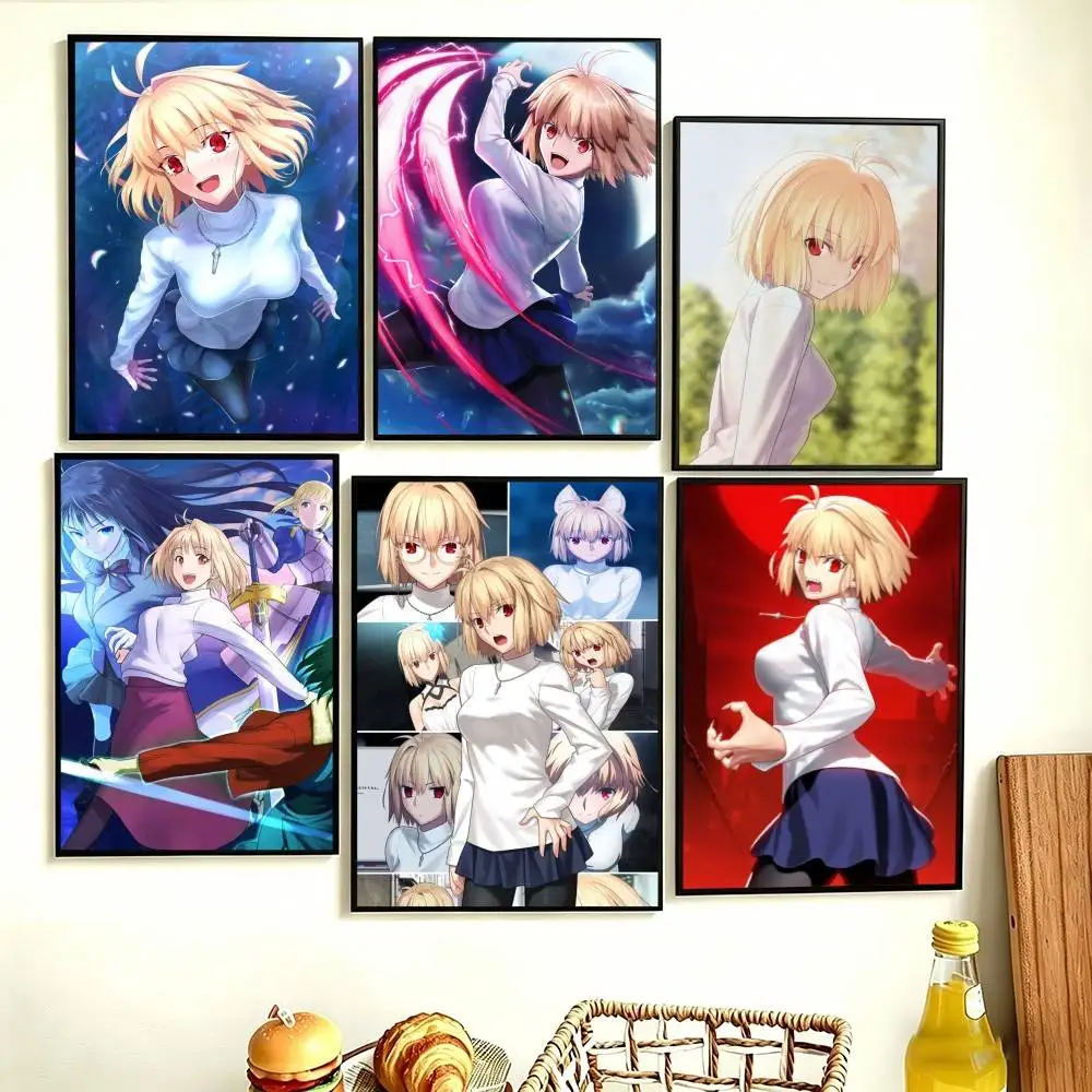 

Arcueid Hisui Kohaku Tsukihime Poster Perfect Space Sticker Self Adhesive for Office Home Theater Wall Art Decor Fancy Gift