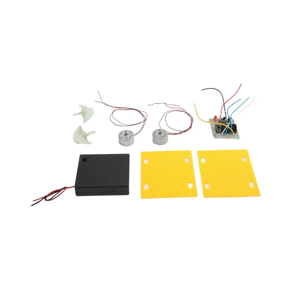 For DIY Model Boats Remote Control Ship Kit 2.4G RC Boat Kit For Science Fair Projects Dual Motor Remote Boat Kit