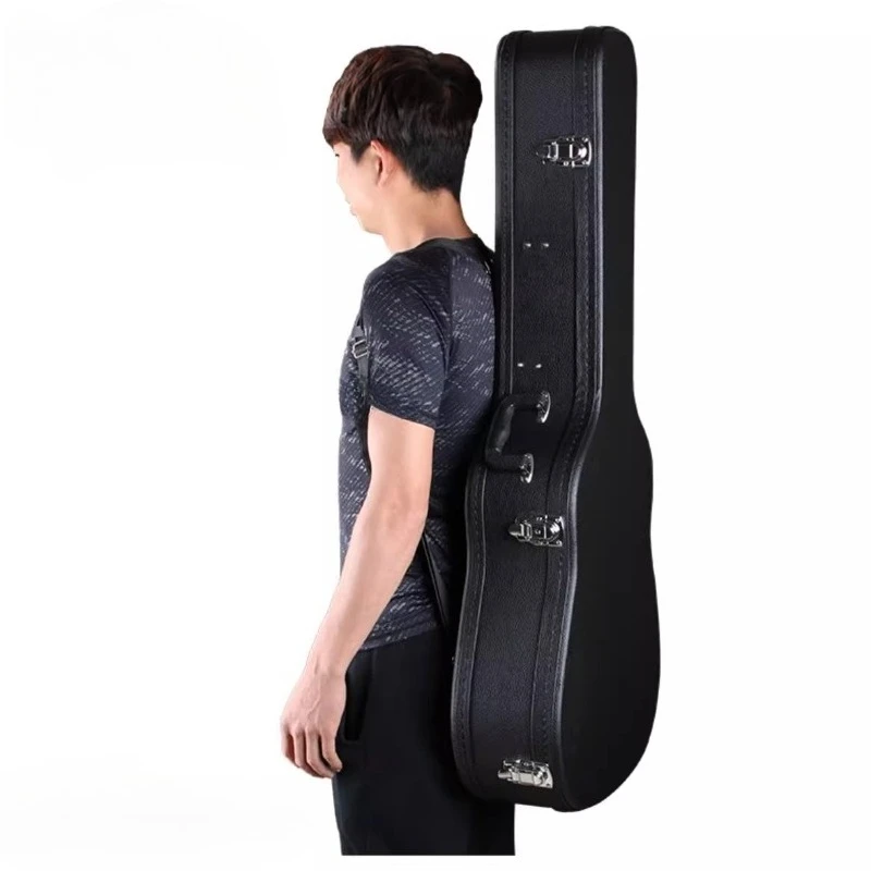 40/41 Inch Guitars Case Anti-fall Waterproof Folk Guitar Backpack Hardshell Professional Storage Carry Box Guitars Accessories