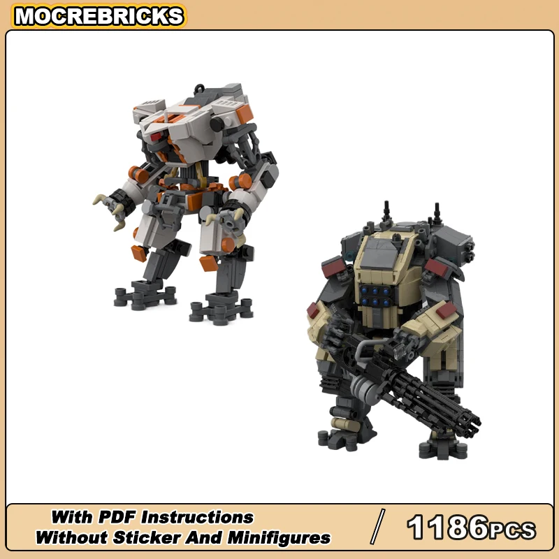 

MOC Game Mech Fully Automated Robot Mechs Reaper Legion MOC Building Blocks Mecha Robots DIY Advanced Bricks Collect Xmas Toys G