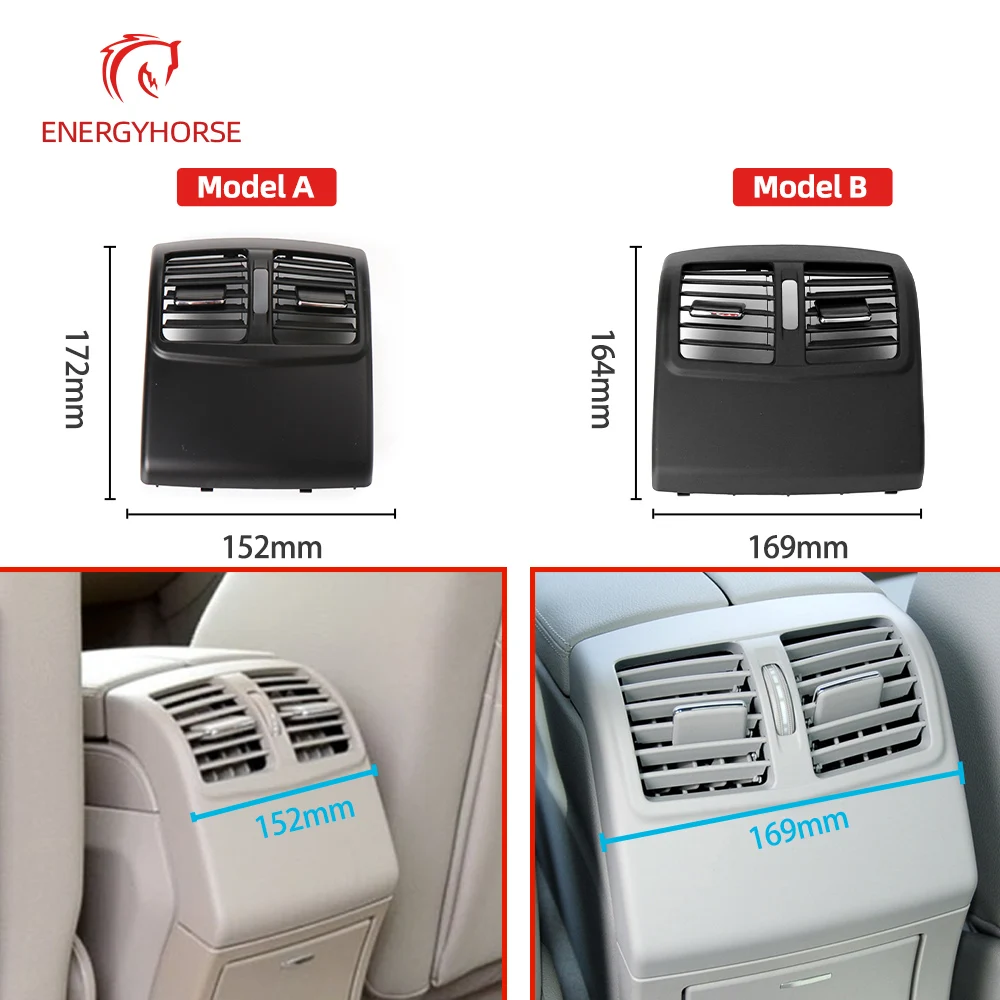Car Rear Center AC Vent Panel Replacement 2128300954 Rear Air Conditioning AC Vent Grille Outlet For Mercedes Benz E Class W212