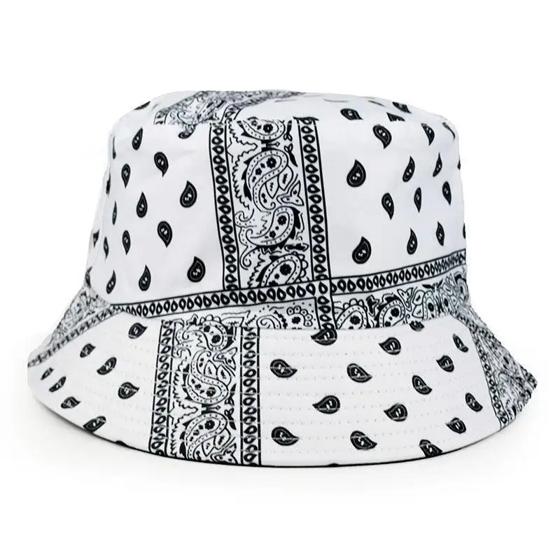 Summer Bucket Hats Women\'s Embroidery Hip Hop Panama Bob Caps Folded Beach Sun Fisherman Hat For Ladies