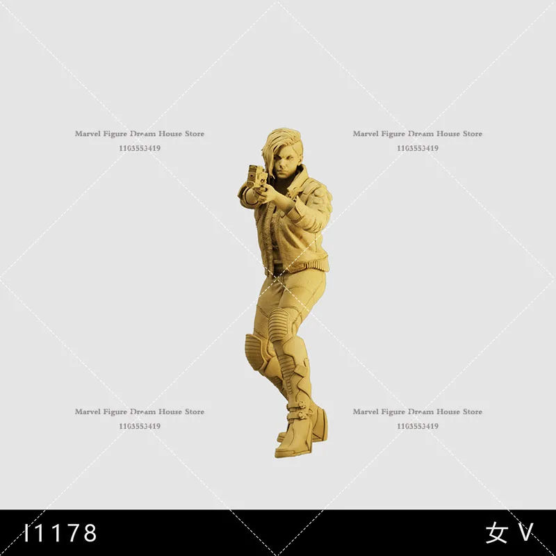 Multiple 1/64 1/43 1/35 Scale Miniature Scene Doll White Model Un-panited Cyberpunk Johnny Silverhand Jack Judy Action Figure