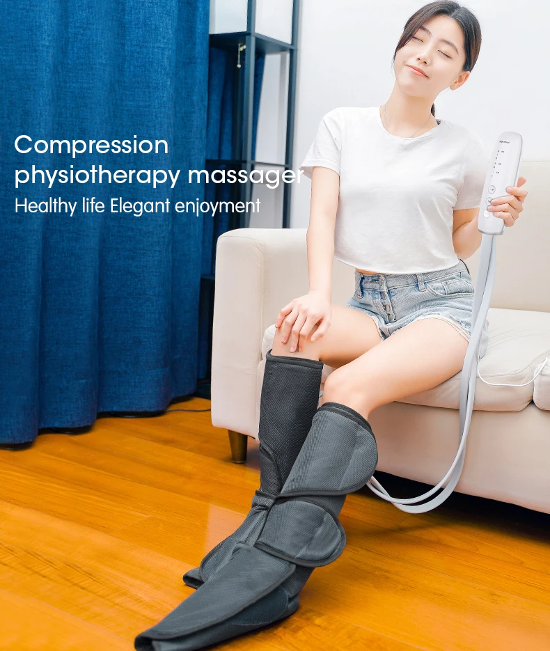 Portable Foot Leg Massager Machine for Foot and Calf Helpful for Circulation and Muscles Relaxation