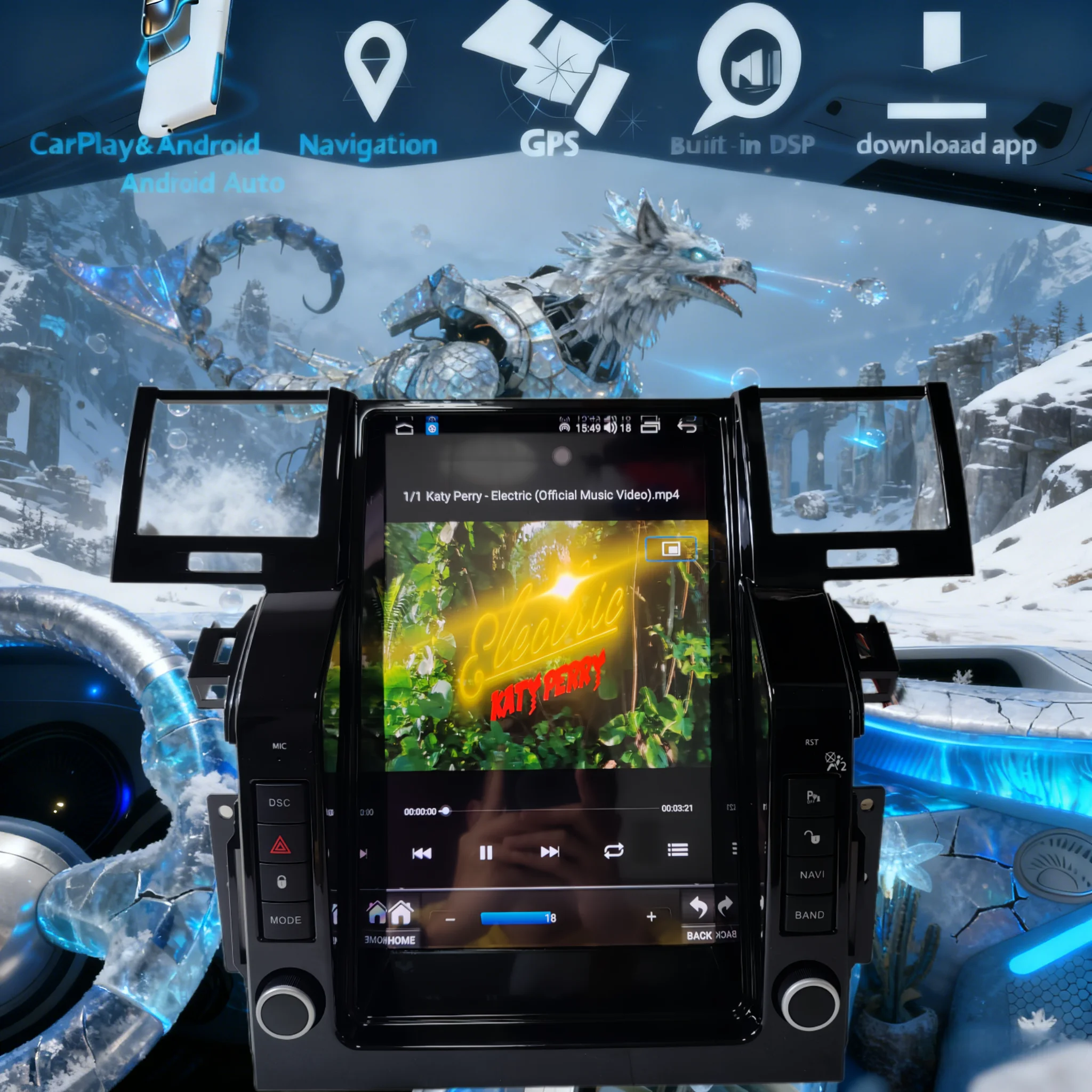 

X 12.1" CarPlay Auto Android 14 Car Radio For Land Range Rover Sport RRS 2005-2009 Screen Multimedia Stereo Player GPS Head Unit