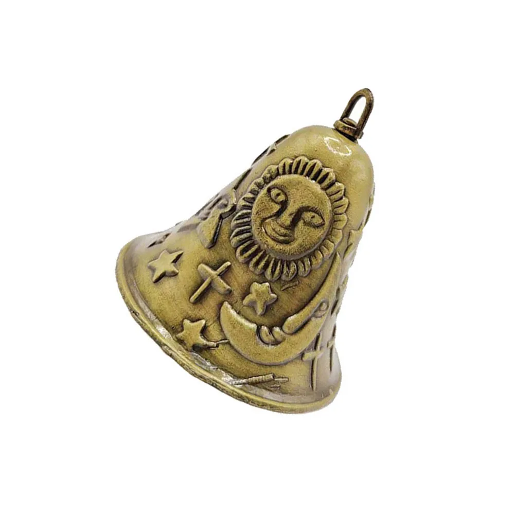 Bronze Bell Home Decoration Decorative Bells 2.36 Inches In Width Feng Shui Wind Chime Compact Design Hangable Bell