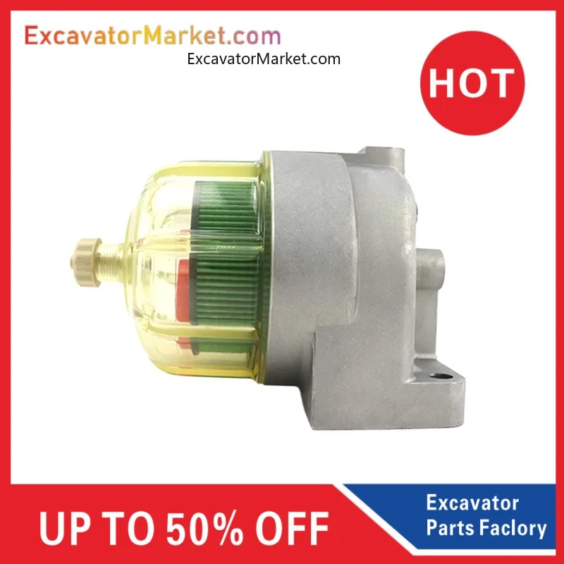 

For Kobelco 75-8 Kato 820-3 oil-water separator assembly diesel filter filter maintenance excavator accessories High Quality