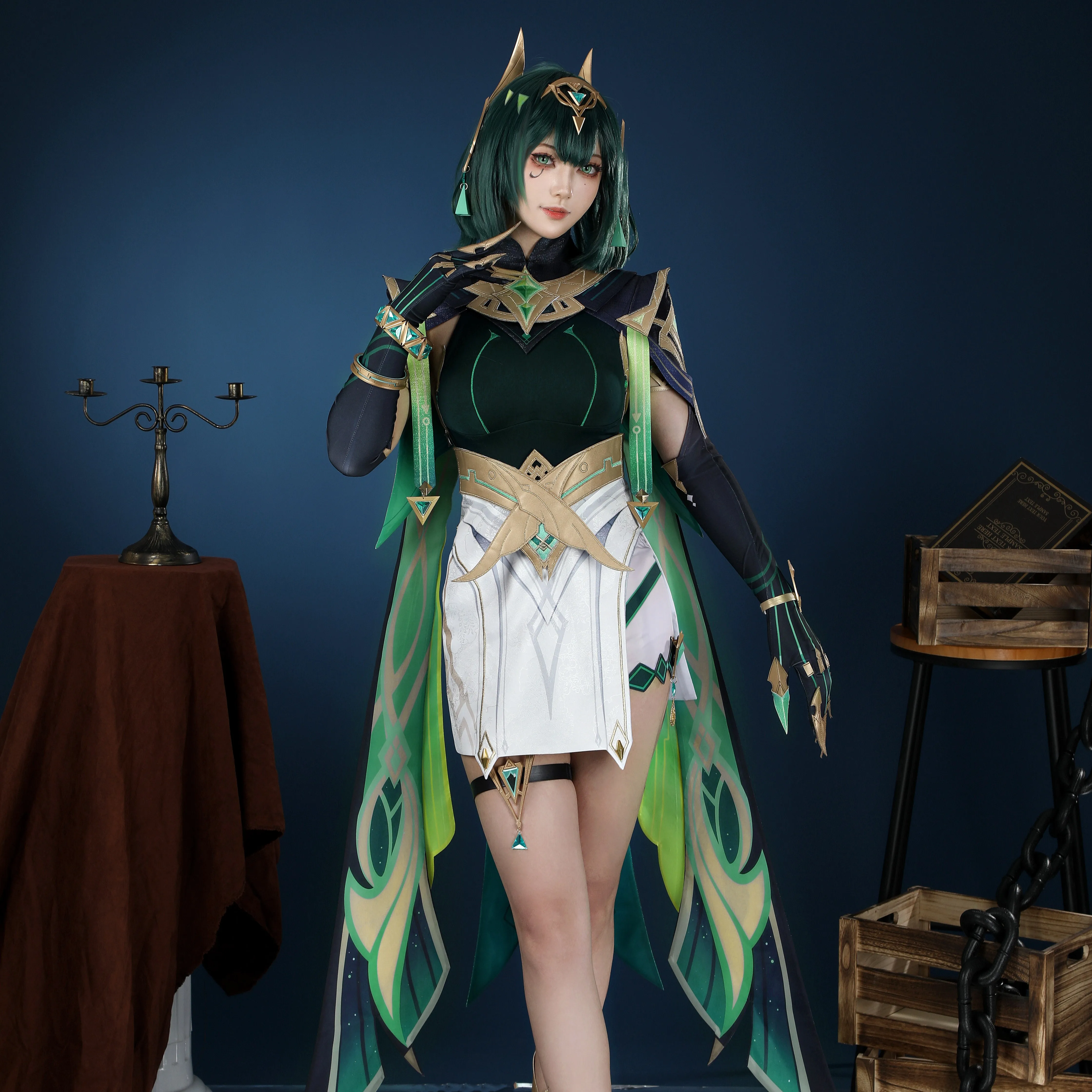 

Nefer Cosplay Dendron Catalyst Character Costume Full Suit Anime Role Play Carnival For Comic Con Party