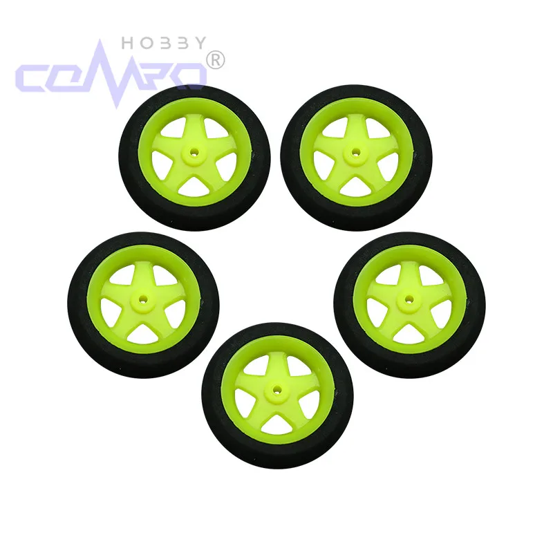 10 peças roda de 5 raios pneu esponja 4 cores dia30-46mm espuma super leve para kt espuma asa fixa modelo de aeronave rc substituição de avião