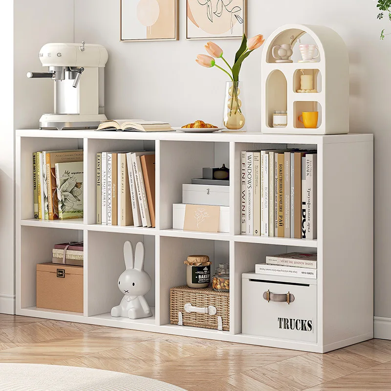 

Bookshelf Home Living Room Floor-to-ceiling Display Cabinet Classroom Student Multi-grid Storage Combination Wall