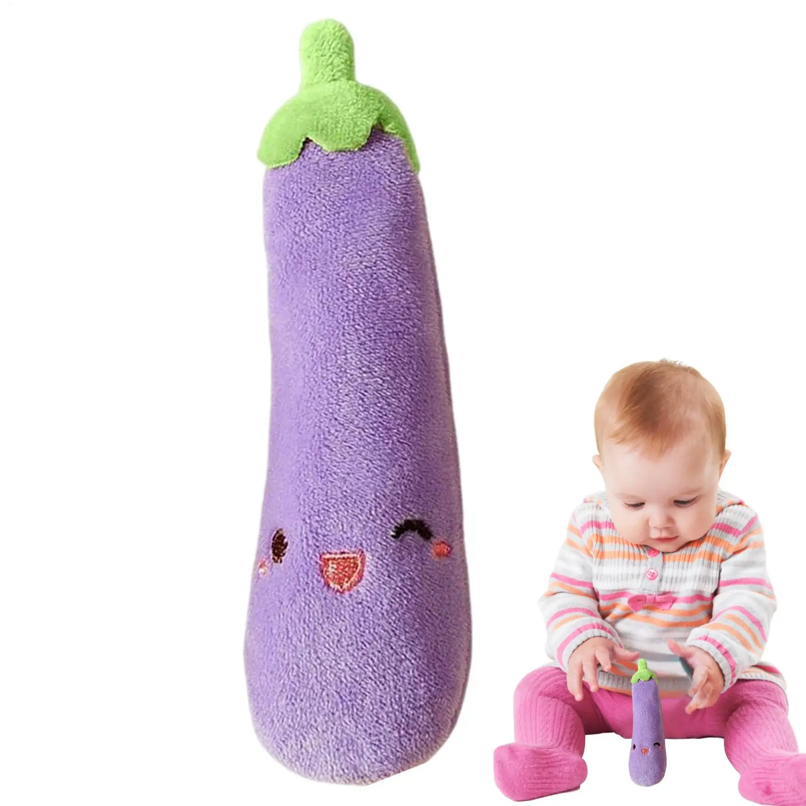 Kalmerende poppen voor kinderen Groenten Comfortpop Babyfopspenen om te slapen Zacht voedsel Knuffels Accessoires voor kinderen Meisje