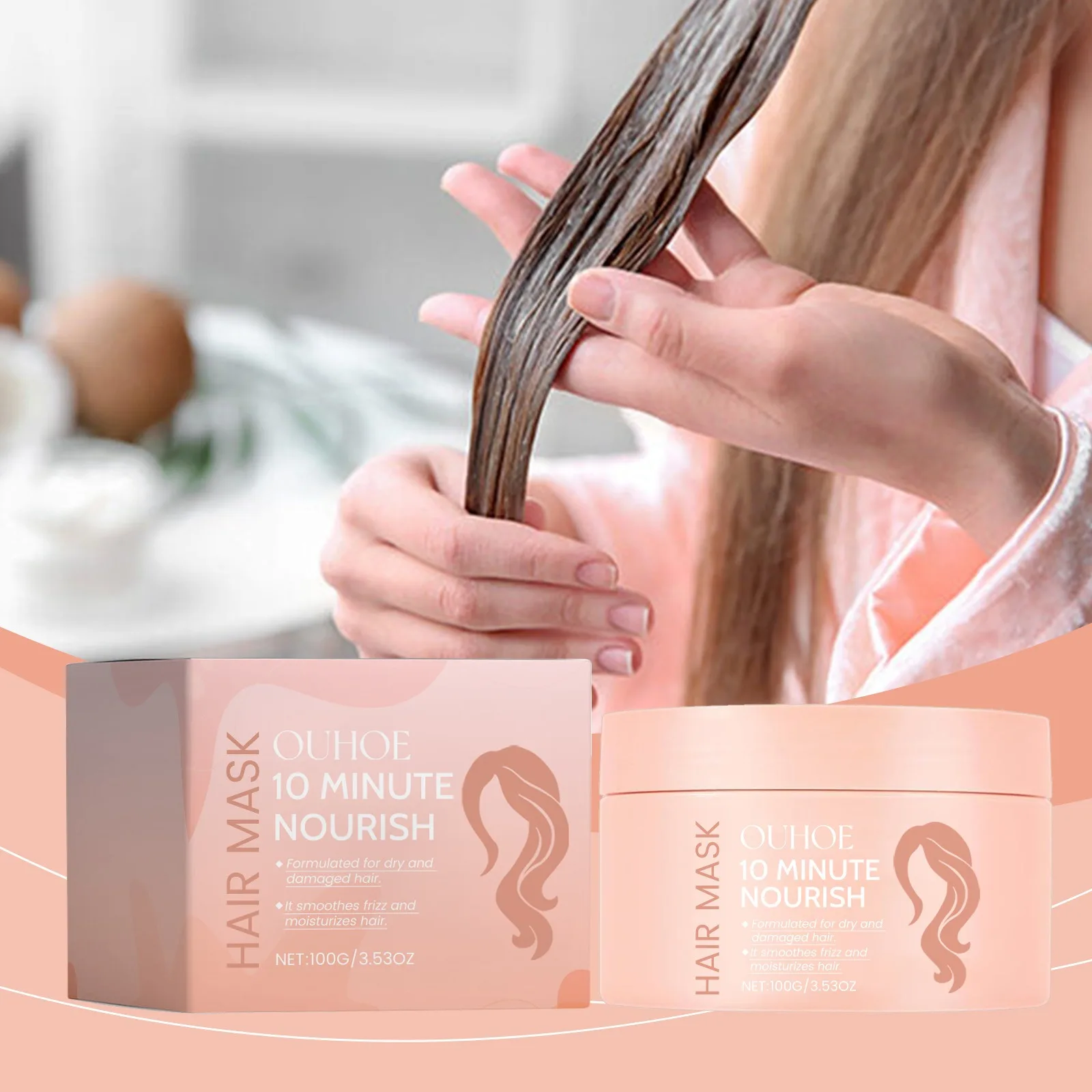 Gentle Hair Care Film Caring Repairing Drying Hair Quality Moisturizing Smooth Hair Care Film Suitable For Various Hair Types