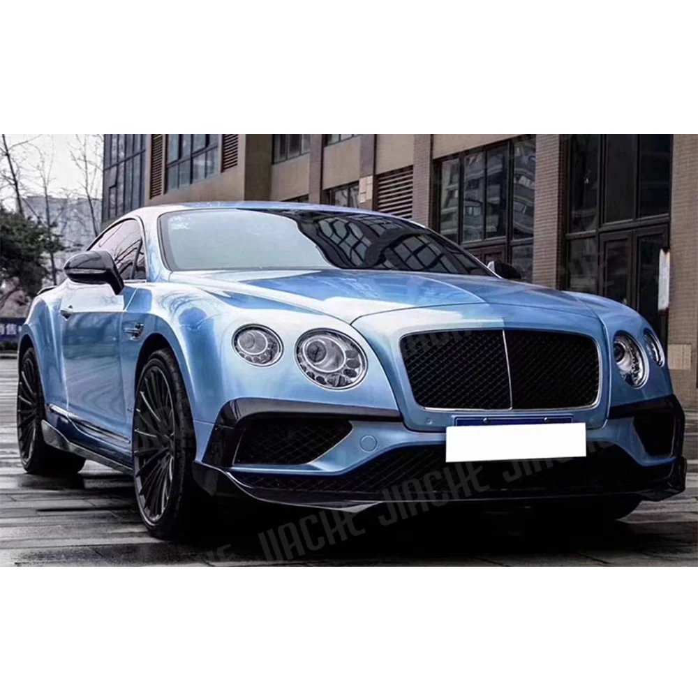 

Комплекты кузова автомобиля для Bentley Continental GT 2015-2017, передняя губа из углеродного волокна, задний диффузор, разветвители, боковые юбки, задний спойлер FRP