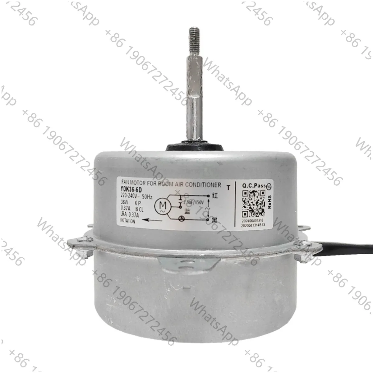 1.5P air conditioner outdoor motor YDK36-6D cooling fan