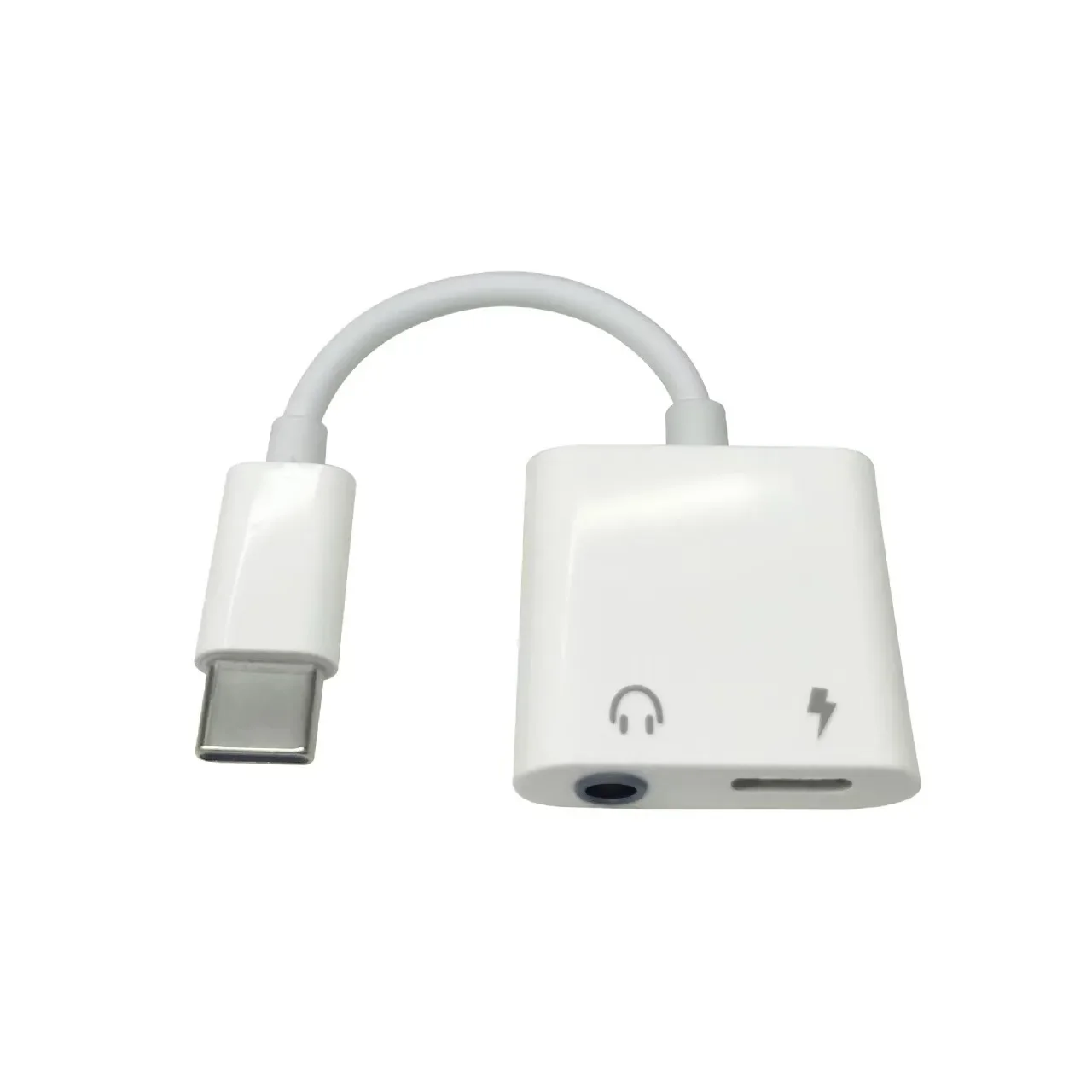 2-in-1 USB C to 3.5mm Headphone Adapter with 60W PD Charging, Simultaneous Audio & Charge for iPhone 15 Series, Samsung, iPad