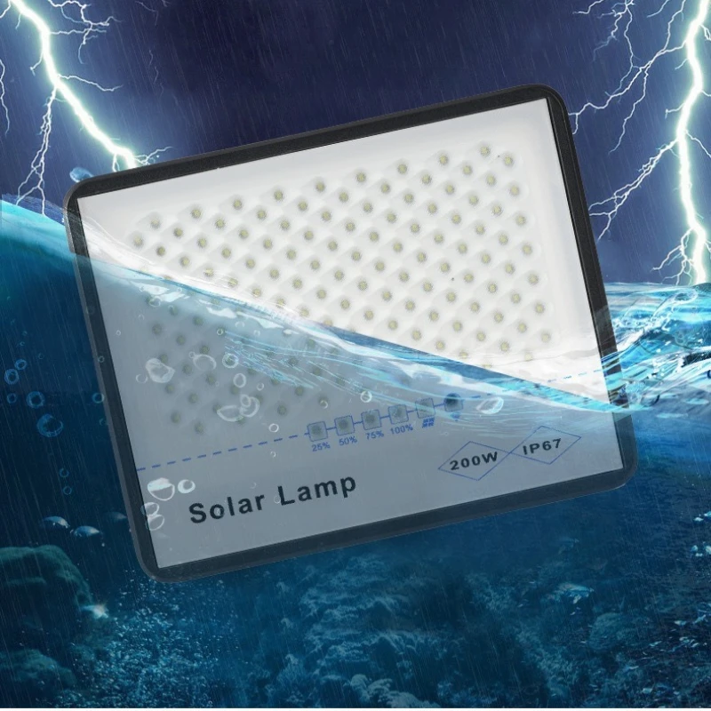 

Solar Outdoor Multi-power LED Energy-saving Waterproof Floodlight Remote Control Corridor Garden Garden Balcony Garage Lighting