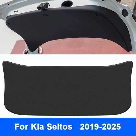 Для Kia Seltos 2019-2025 автомобильный багажник дверь противоударная накладка задняя дверь защита от царапин защитная наклейка грузовой вкладыш аксессуары для интерьера