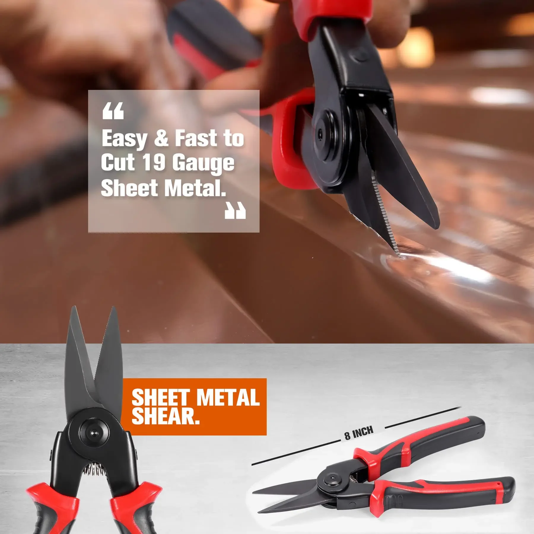 5 In 1 Versatile Tool Kit Plier Tool Set with Linesman Plier Wire Stripper Crimping Tools Sheet Metal Shear and Diagonal Plier