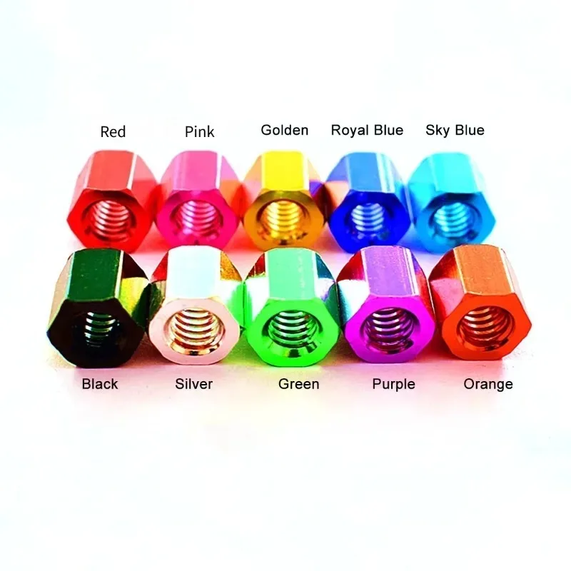 

5-20Pcs Aluminum Alloy Hex Standoff Spacer Sleeve Rod M4 M5 M6 Long Nuts Connector PCB Spacer Stud Standoff L=3.2/4/5/10-60mm