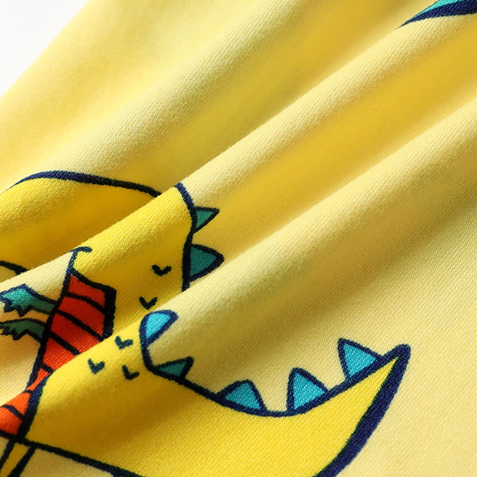 2-tlg. Kinder Sommer Mode Druck Hause Kleidung Anzug Junge Bequeme Joker Dinosaurier Kurzen ärmeln Mädchen Süße Rosa shorts Anzug – Detail 24