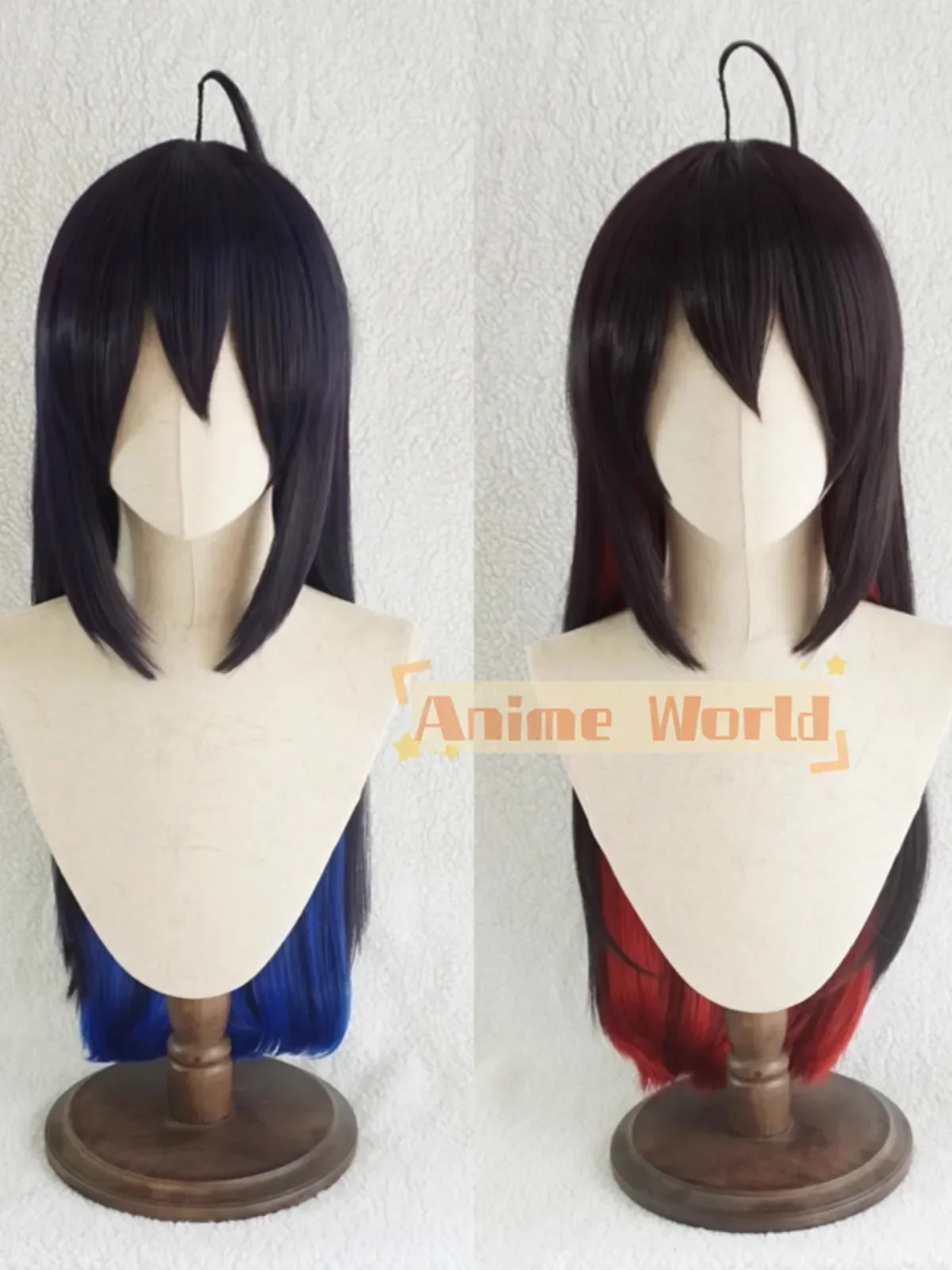 Ashes of The Kingdom Liubian Cosplay Wig Long Black Heat Resistant Synthetic Hair Halloween Party Role Play Wigs + Wig Cap