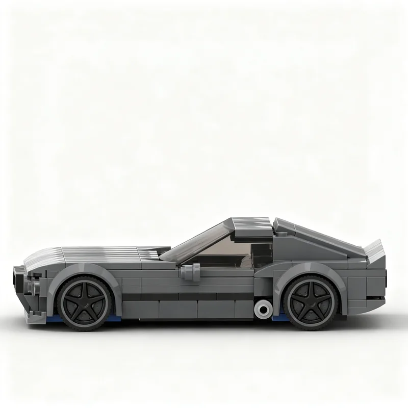 ตัวต่อ MOC City Champions 8 รถสปอร์ตสีเทาเข้ม 238 ชิ้น ของเล่นตัวต่อเสริมสร้างจินตนาการ ไอเดียของขวัญคริสต์มาสสำหรับเด็ก