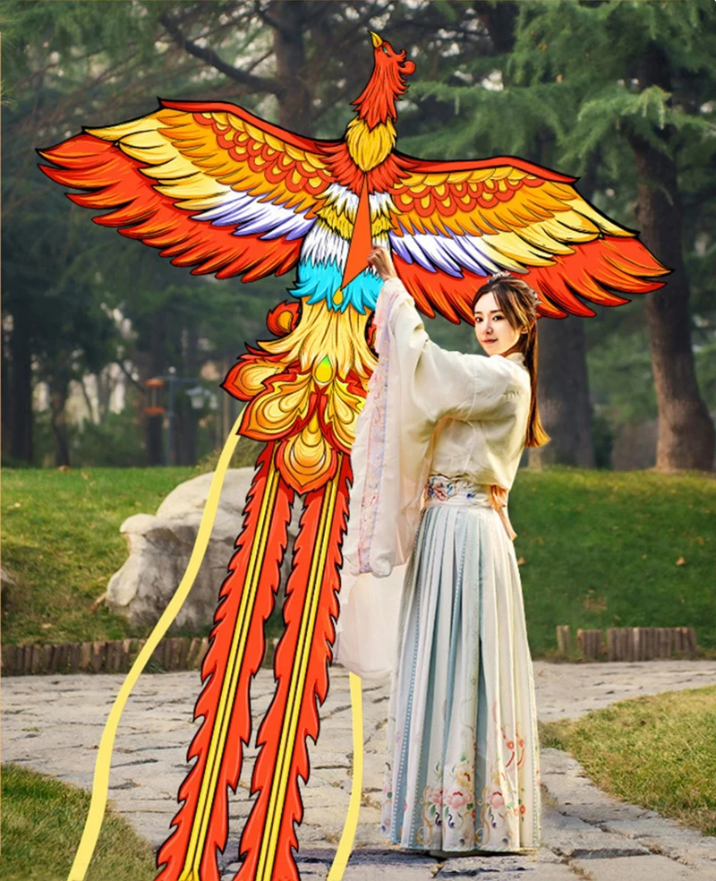 Phoenix kites flying butterfly kites for adults kites fabric Chinese kite string single line kite parachute buggy kite weifang