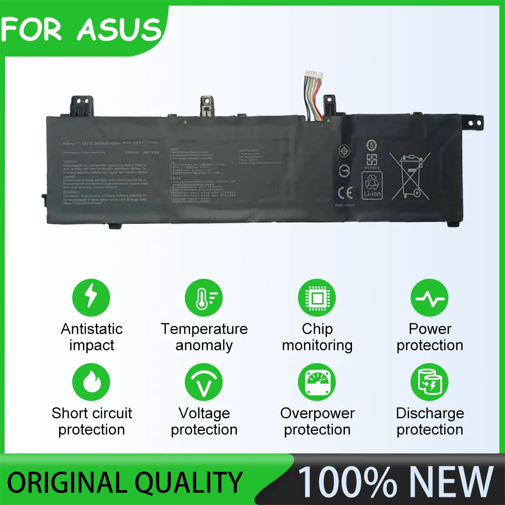 11.55V 42Wh C31N1843 Battery Code: C31N1843 Battery Type: Li-Polymer Laptop Battery For ASUS VivoBook S14 S432FL S532FA S532FL