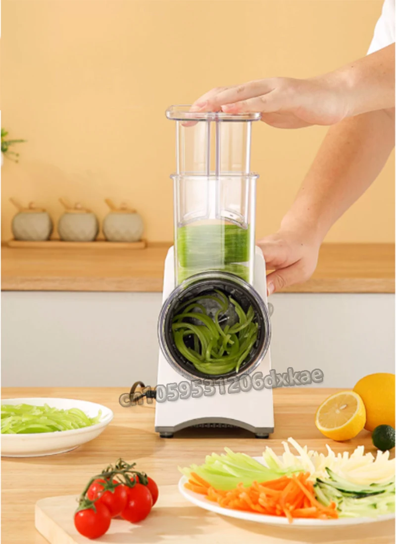 Electric Vegetable Slicer Multifunctional Potato Slicer Fully Automatic Vegetable Slicer Meat Grinder And Sausage Maker 220V