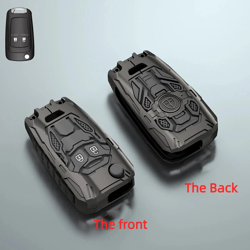 Mech Style Heavy Metal Key Fob Cover,For Buick Elegant key cover,For Chevrolet cruze, old Malibu Zinc Alloy Key Case Protector