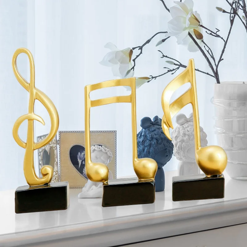 

Creative home decorations, modern minimalist piano room ornaments, musical note models, decorations, gift ornaments