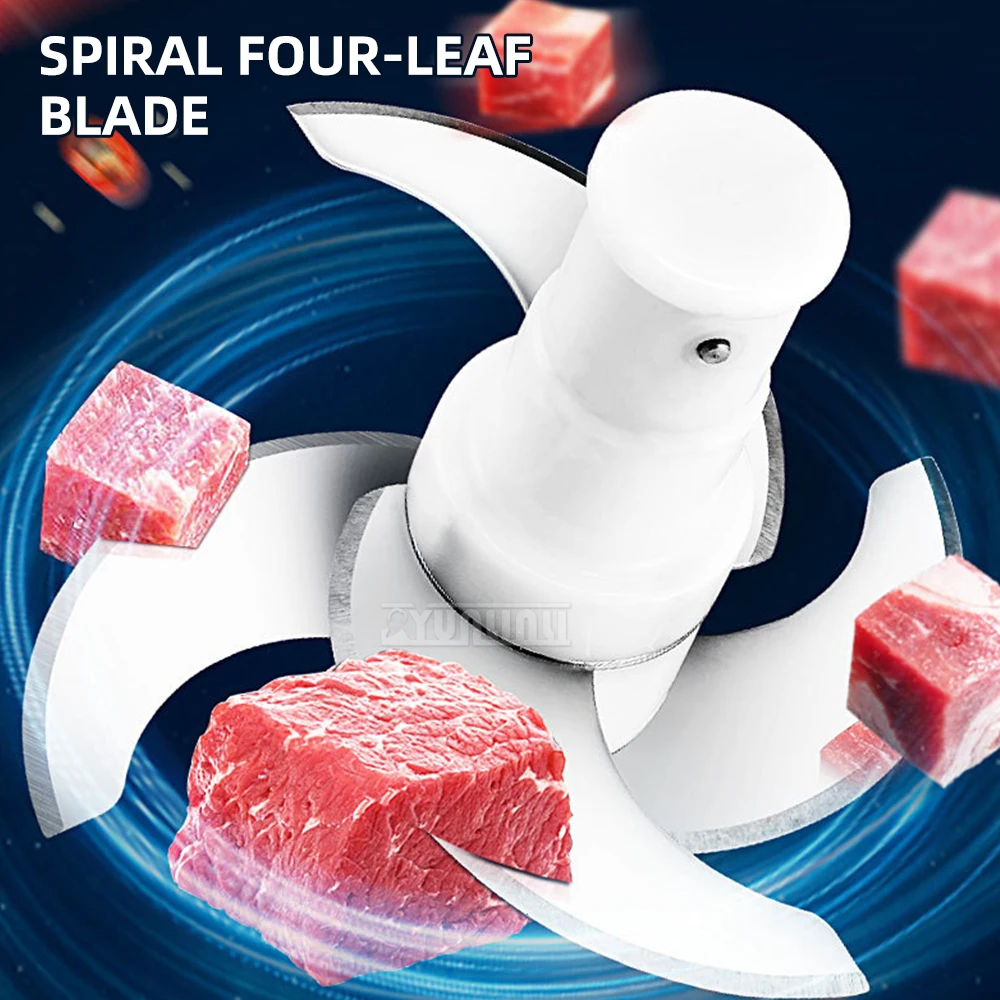 Picture 3: Stainless Steel Meat Mincer Kitchen Meat Cutter Electric Food Processor Multifunctional Elettrodomestici Cucina